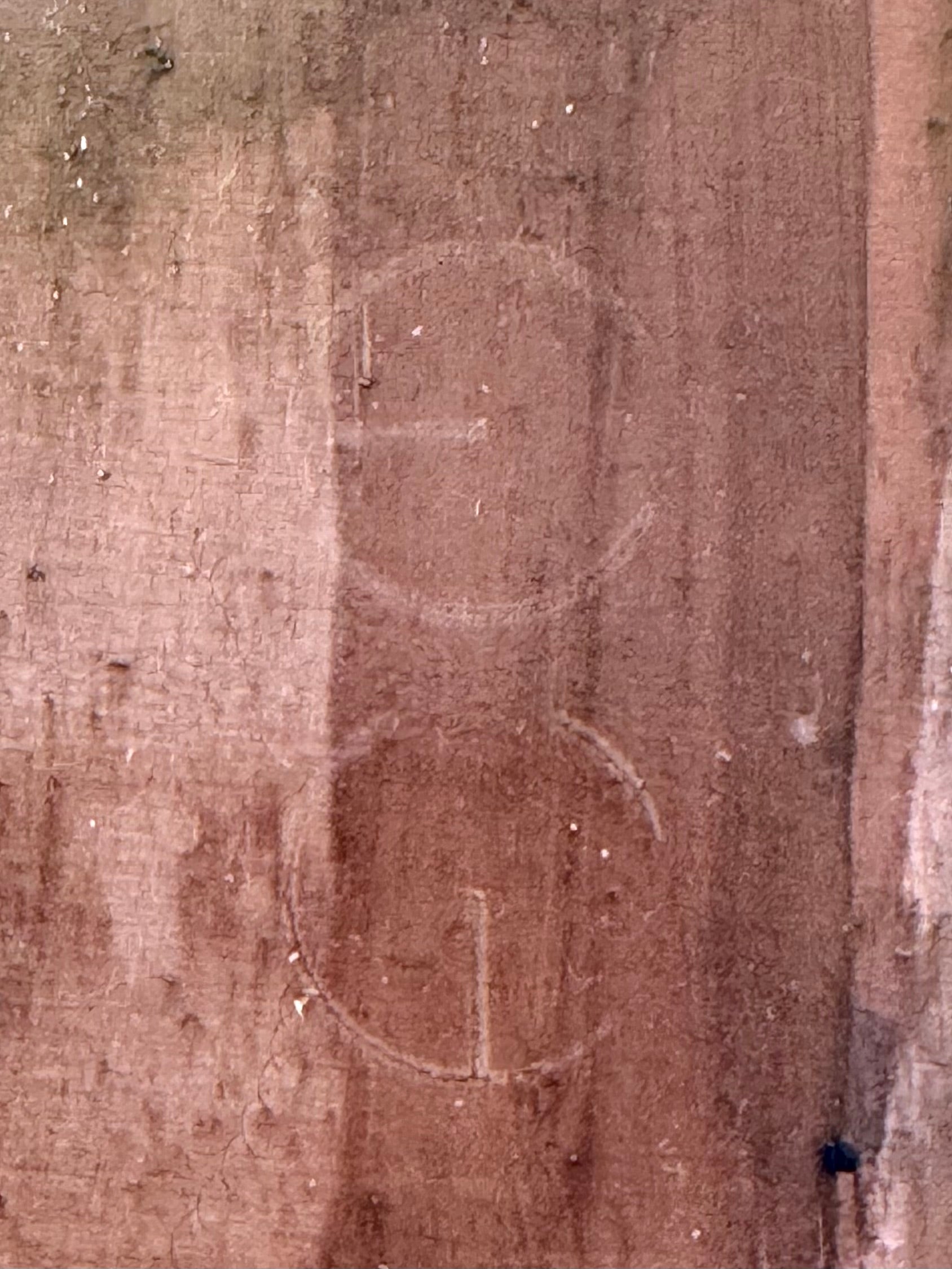 Detailaufnahme der Signatur von Eduard Warkentin, E W